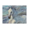 Trademark Fine Art -Albena Hristova 'Poseidon White Horse' Canvas Art - 2 of 4