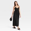 Women's Seersucker Maxi A-Line Dress - A New Day™ - 3 of 3