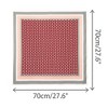 INSPIRE CHIC Women's Polka Dots Stripes Printed Square Contrast Color Satin Neck Scarves 1Pc - 3 of 4