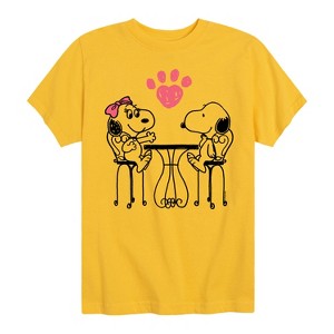 Boys' - Peanuts - Snoopy Belle Short Sleeve Graphic T-Shirt - 1 of 4