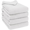 American Soft Linen Turkish Baby Toddler Hooded Bath Towel Set, 100% Cotton Soft Fluffy Baby Toddler Hooded After Shower Towels - 3 of 4