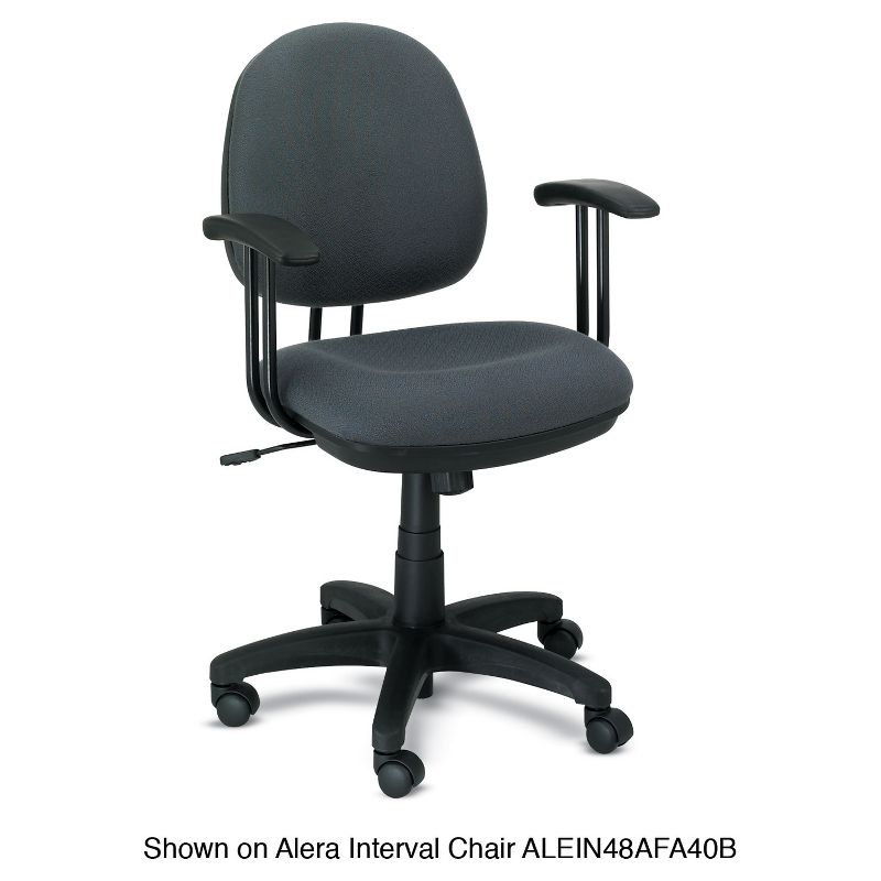 Alera Fixed T-Arms for Interval and Essentia Series Chairs and Stools Black IN49AKB10B, 2 of 3