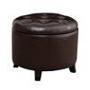 Designs4Comfort Round Storage Ottoman - Breighton Home - 2 of 4