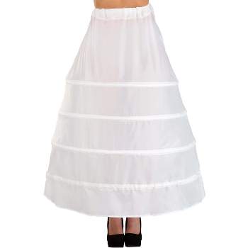 HalloweenCostumes.com One Size Women Hoop Skirt for Women, White