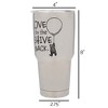 Elanze Designs Love You to Beehive Pooh Classic Yellow Bear 30 Ounce Stainless Steel Travel Tumbler - 2 of 4