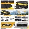 Waterproof 15/21 Cu ft Car Roof Bag Carrier for Top of Vehicle with/Without Rack, Includes Anti-Slip Mat, Storage Bag, Door Hooks - 3 of 4