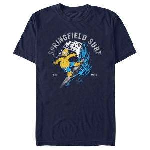 Men's The Simpsons Homer Springfield Surf T-Shirt - 1 of 4