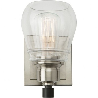 Artcraft Lighting Nelson 1 - Light Sconce in  Black/Brushed Nickel