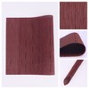 REGALWOVEN PVC Kitchen Dining Table Decor Washable Wipeable Table Mat 6 Pcs - 2 of 4