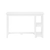 Plank+Beam Solid Wood Computer Desk with Shelves, Simple Desk for Bedroom, Home Office Study Desk, 47.25" - 3 of 4