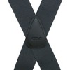 CTM Men's Big & Tall Elastic Solid Color X-Back Suspender with Swivel Hook Ends - 3 of 4