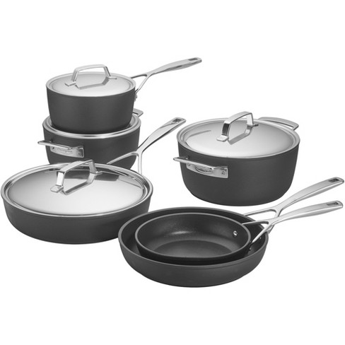 5 Pieces Aluminum Nonstick Cookware Set Decagon Cookware Set-Homary