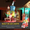 Whisen 6FT Christmas Inflatable Gingerbread Man, Outdoor Blow-Up Yard Decoration with LED Lights Display - 3 of 4