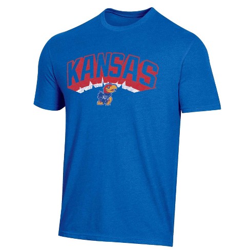 Ncaa Kansas Jayhawks Men's Biblend T-shirt : Target