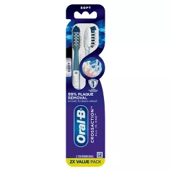 Oral-B Cross Action All In One Toothbrush, Soft - 2ct
