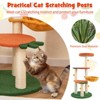 Tangkula Multi-level Cat Tree Cute Fruit World Cat Tower w/ Fruit-shaped Platforms - 4 of 4