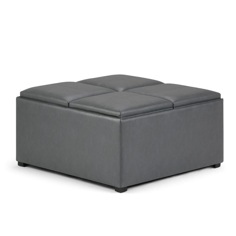 Franklin Square Coffee Table Storage Ottoman and benches - WyndenHall, 1 of 12