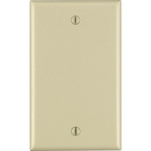 Leviton Ivory 1 gang Thermoset Plastic Blank Wall Plate (Pack of 25) - 1 of 1