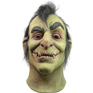 Trick or Treat Studios Trick or Treat Studios Gruesome Toothsome Ogre Monster Overhead Costume Mask - Green - 1 of 1