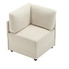 Modular Sectional Couch 91" Large 5-Seater Sofa for Living Room U Shaped with Chaise Ottoman -Morden Fort - 3 of 4
