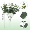 Unique Bargains Artificial Stems Leaves Plants Greenery Branches for Wedding Farmhouse Decor 18" 2 Pcs - 2 of 4