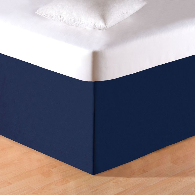 C&F Home Solid Blue Bed Skirt, 1 of 2