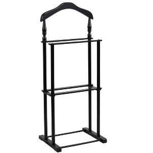 Proman Products VL17025 Twin Valet, 42.5" Height, Black" - 1 of 4