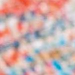 cream, light blue, red, tan, yellow, navy