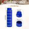 Unique Bargains Aluminum Alloy Anti-Skid BMX Mountain Dirt Cycling Fit 3/8 Inch Axles Rear Stunt Bike Pegs 2 Pcs - 2 of 3