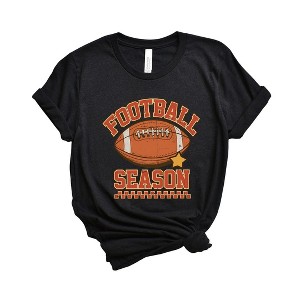 Simply Sage Market Women's Football Season Star Short Sleeve Graphic Tee - 1 of 4