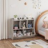Kids Bookshelf and Bookcase Toy Storage Multi Shelf with Cubby Organizer Cabinet for Boys Girls,for Children Playroom Hallway - 4 of 4