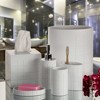 Creative Scents Polar White 6 Pcs Bath Set - Features: Soap Dispenser, Toothbrush Holder, Tumbler, Soap Dish, Square Tissue Cover, and Wastebasket - 2 of 4