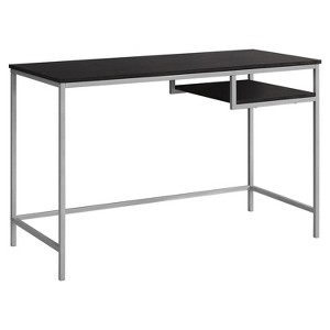 Monarch Specialties Computer Desk Home Office Laptop 48InchL Work Metal Laminate Brown Grey Contemporary Modern - 1 of 4