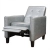 Faux Leather Manual Club Recliner Chair with Push Back - 2 of 4