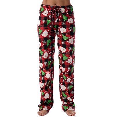 Women's Ugly Christmas Pajama Pants Long Lounge Bottoms S-3XL 