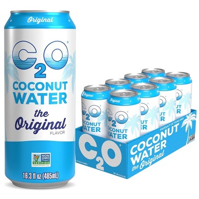 C2O - Coconut Water, The Original Flavor - 16.3 Fl Oz (Pack Of 8)