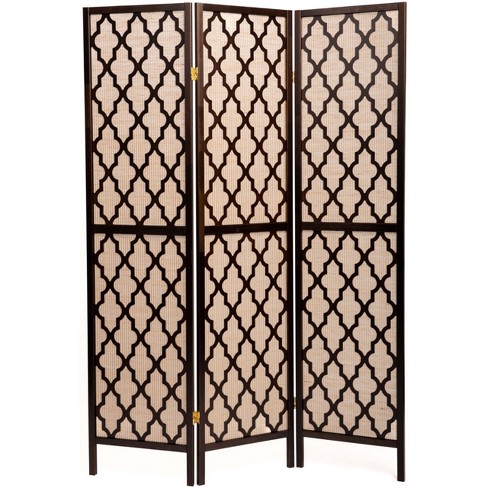 Legacy Decor Screen Room Divider Rattan Cane Webbing Insert With ...