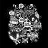 Bioworld Sonic The Hedgehog Let's Roll Monochrome Street Art Youth Black Crew Neck Sweatshirt - 2 of 3