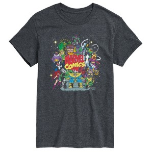 Men's - Marvel - Marvel Villian Collage Short Sleeve Graphic T-Shirt - 1 of 3