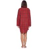 Ashford & Brooks Women's Woven Long Sleep Shirt Nightshirt - 3 of 4