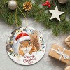 Lomsoe Squirrel Christmas Ornament Squirrel Christmas Ornament Christmas Tree Squirrels Gifts Ceramic Hanging Ornament Christmas Decor Christmas Gift - 3 of 4