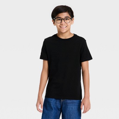 Cat & Jack Boys' 2pk Short Sleeve Basic T-Shirt - Cat & Jack™ White/Heather Gray M — фото 2