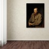 Trademark Fine Art -Vasily Perov 'Portrait Of Fedor Dostoyevsky' Canvas Art - 3 of 3