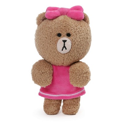 Enesco Line Friends Choco 6 Inch Dangler Plush