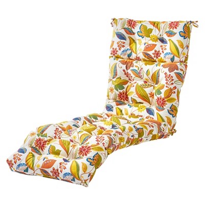 Esprit Floral Outdoor Chaise Lounge Cushion - Kensington Garden