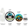 Big Dot of Happiness Smash and Crash - Monster Truck - Boy Birthday Party Giant Circle Confetti - Party Decorations - Large Confetti 27 Count - 3 of 4