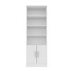71.85" Catarina Cabinet White - Manhattan Comfort: Sleek Storage, 5 Shelves, Modern Design - 3 of 4
