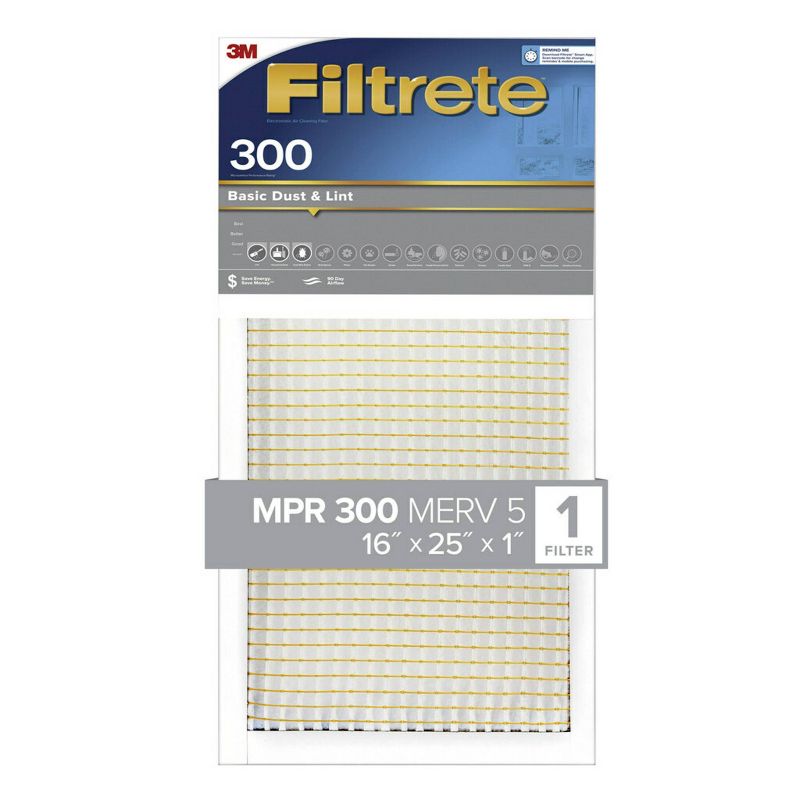 Filtrete Basic Dust and Lint Air Filter 300 MPR, 3 of 15