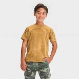 Boys' Short Sleeve Feeder Striped T-Shirt - Cat & Jack™