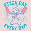 Lilo & Stitch Pizza Day Every Day Lined Stitch T-Shirt - 2 of 3